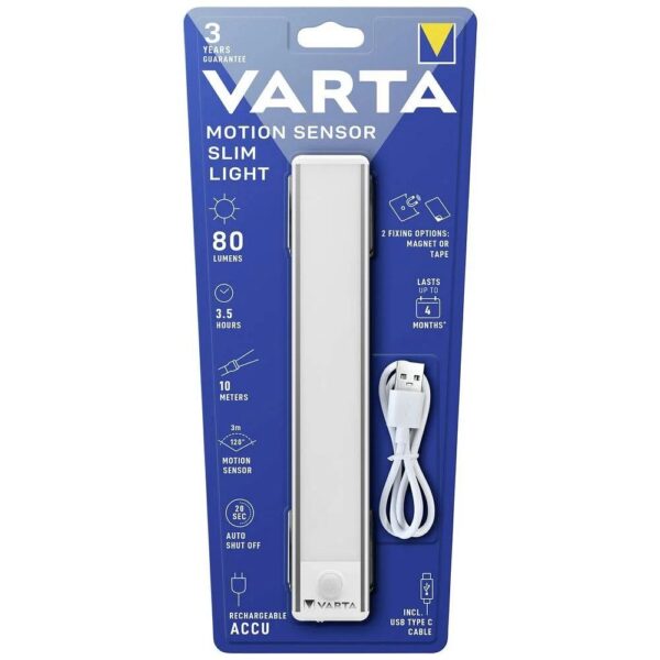 VARTA motion sensor slim light 17624