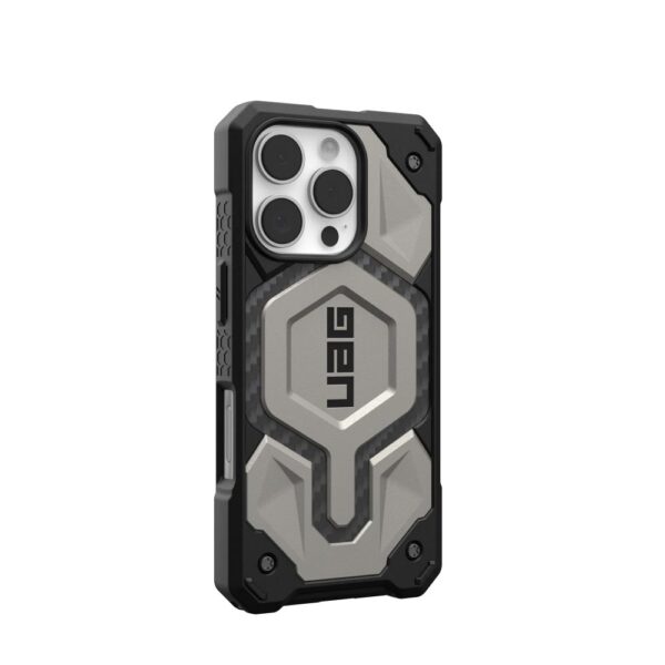 Case (UAG) Urban Armor Gear Monarch Pro for IPHONE 16 Pro titanium – Bild 4