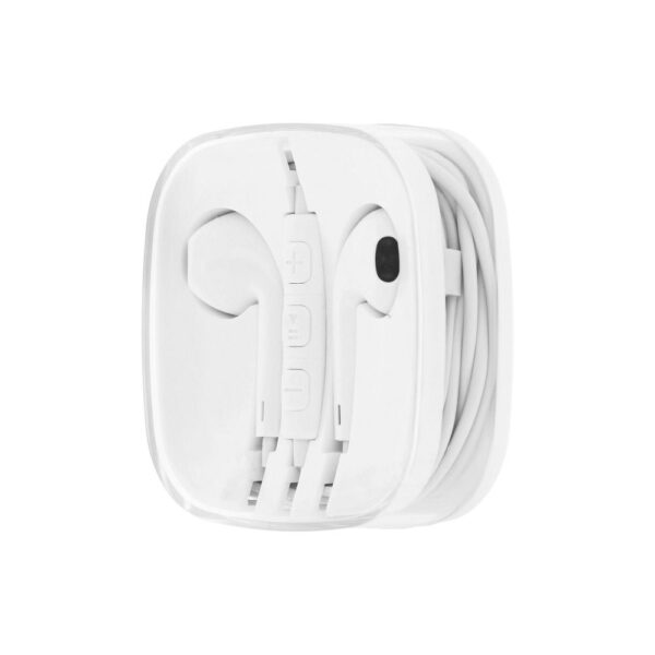 Earphones stereo for Apple Iphone Jack 3,5mm NEW BOX white – Bild 3