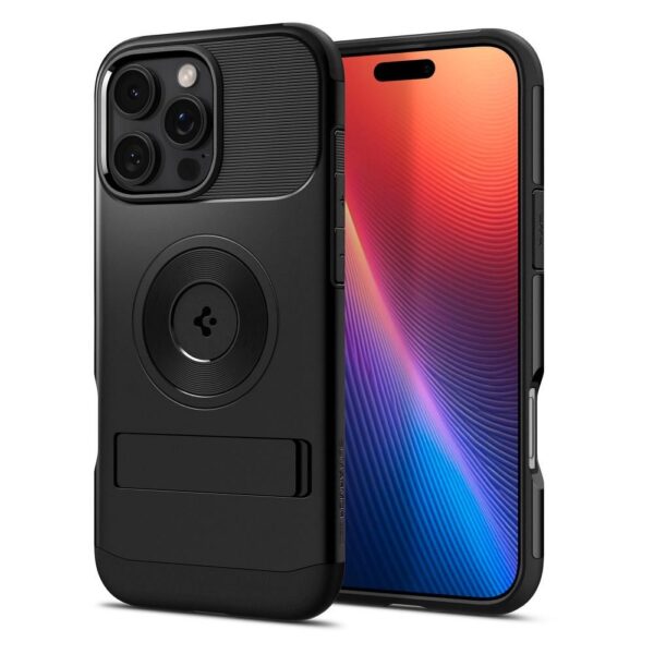 SPIGEN case SLIM ARMOR MAG compatible with MagSafe for IPHONE 16 Pro black – Bild 3