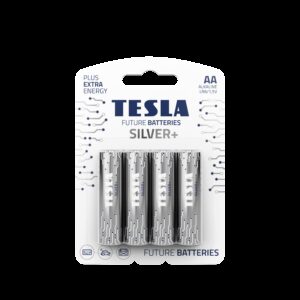TESLA alkaline battery R6 (AA) SILVER+ [4x120] 4 pcs