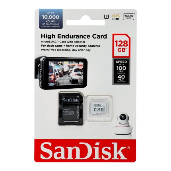 SANDISK memory card microSD 128GB 100MB/s class 10 with adapter SD – Bild 3
