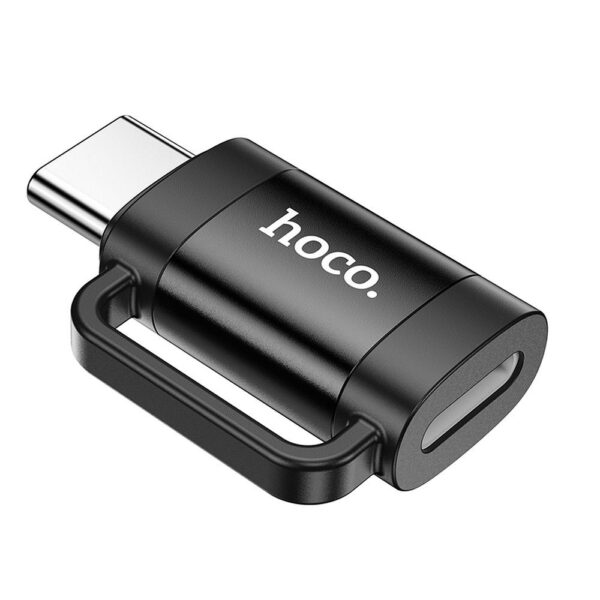 HOCO adapter OTG Type C (male) to Lightning (female) 3A UA31E black – Bild 4