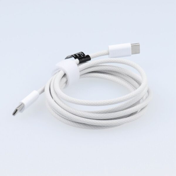 Cable Type C to Type C PD QC3.0 3A 60W C263 1,5 m white – Bild 3