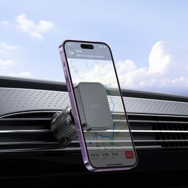 HOCO magnetic car holder for air vent H32 black – Bild 4