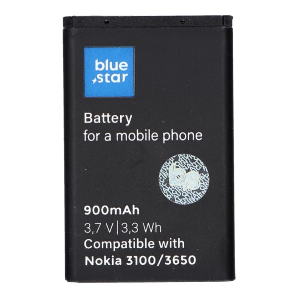 BLUE STAR battery for NOKIA 3100 / 3650 / 6230 / 3110 Classic 900 mAh