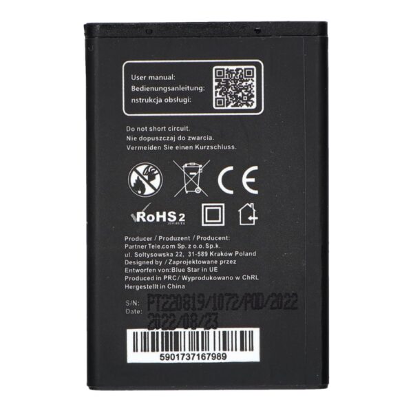 BLUE STAR PREMIUM battery for SAMSUNG S5610 / S5611 / L700 / S3650 / S5620 / B3410 / S5260 1000 mAh – Bild 4