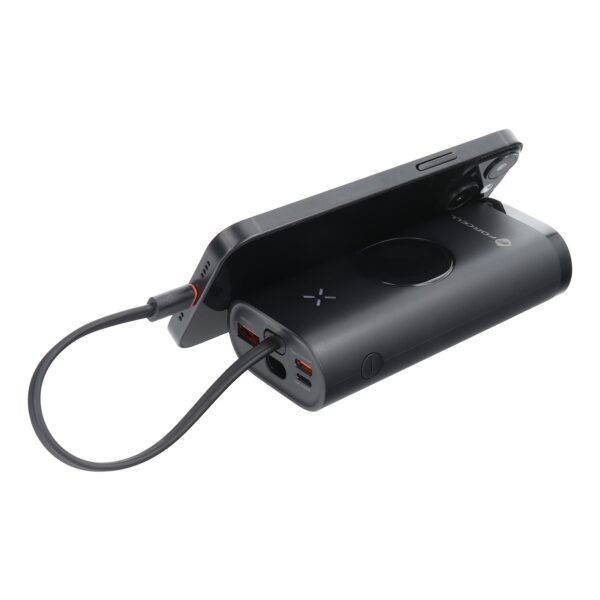 FORCELL F-ENERGY F10k1 powerbank compatible with Apple Watch PD QC3.0 5A 22,5W 10 000 mAh black – Bild 2