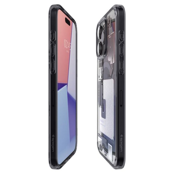 SPIGEN case ULTRA HYBRID MAG compatible with MagSafe for IPHONE 15 Pro Max zero white – Bild 4