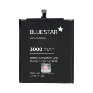 BLUE STAR battery for XIAOMI REDMI 5A (BN34) 3000 mAh