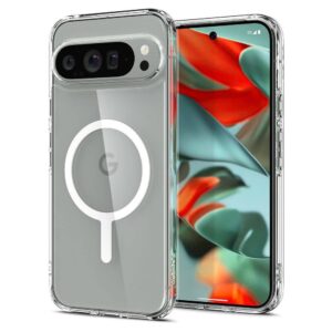 SPIGEN case ULTRA HYBRID Onetap Ring MagSafe for GOOGLE Pixel 9 Pro white