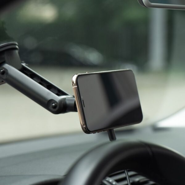 FORCELL car holder to center console/window with wireless charging support MagSafe 15W HS2 – Bild 4