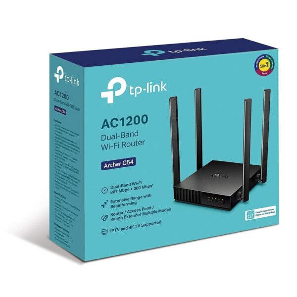 TP-LINK router Wi-Fi dual band AC1200 5GHz TL-ARCHER C54 – Bild 3