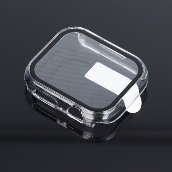 Bestsuit Case with Hybrid Glass for Apple Watch series 7/8/9-45mm - transparent – Bild 2