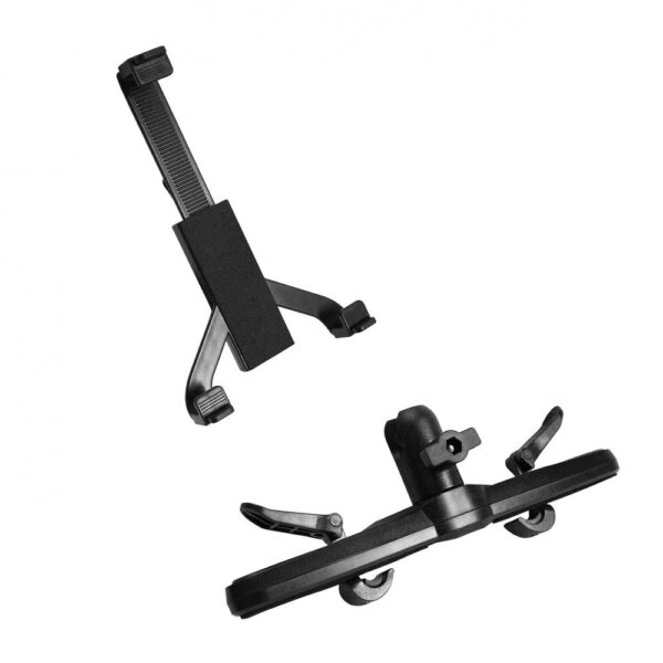 Car holder for tablets - Universal 7" - 10" (2in1 - for windshield and head restraint) (AX-01) black – Bild 2