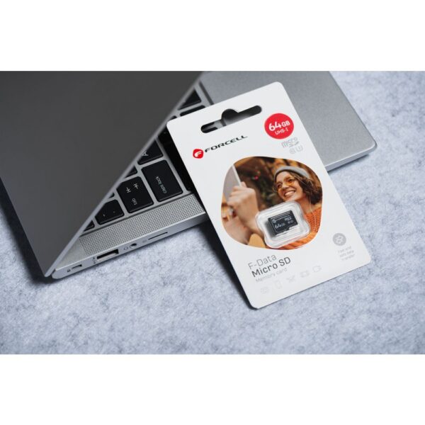FORCELL F-DATA memory card 64GB UHS-I U3 class 10 – Bild 3