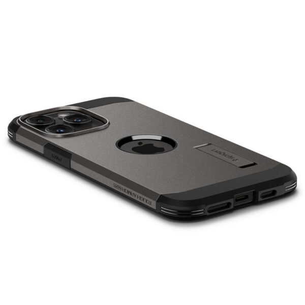 SPIGEN case TOUGH ARMOR MAG compatible with MagSafe for IPHONE 15 Pro Max gunmetal – Bild 4