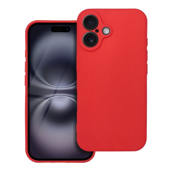 SOFT case for IPHONE 16 red