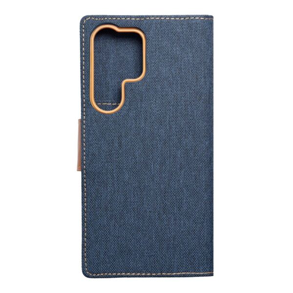 CANVAS Book case for SAMSUNG S23 Ultra navy blue – Bild 5