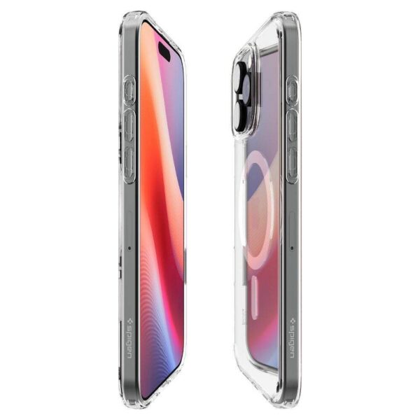 SPIGEN case ULTRA HYBRID "T" MAG compatible with MagSafe for IPHONE 16 Pro Max white – Bild 5