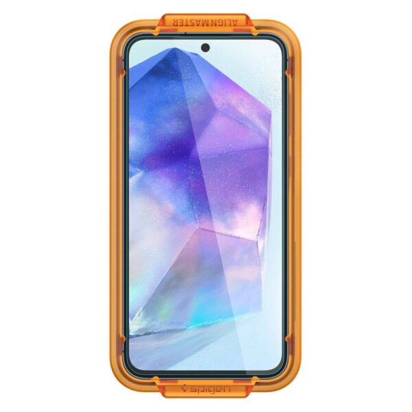 SPIGEN tempered glass ALM GLAS. TR 2-pack for SAMSUNG A55 5G clear – Bild 3