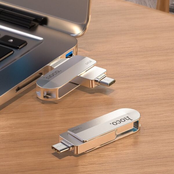 HOCO pendrive USB A + Type C UD10 64GB USB3.0 – Bild 3