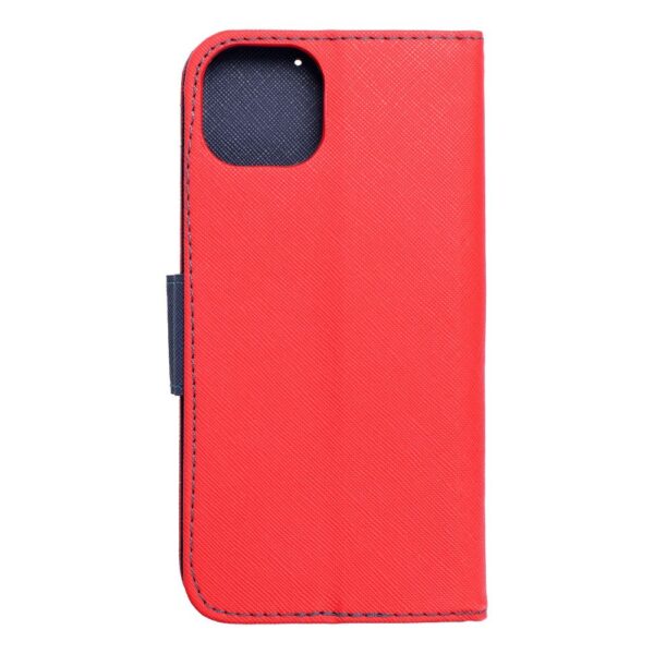 FANCY Book case for IPHONE 15 Plus red / navy – Bild 2
