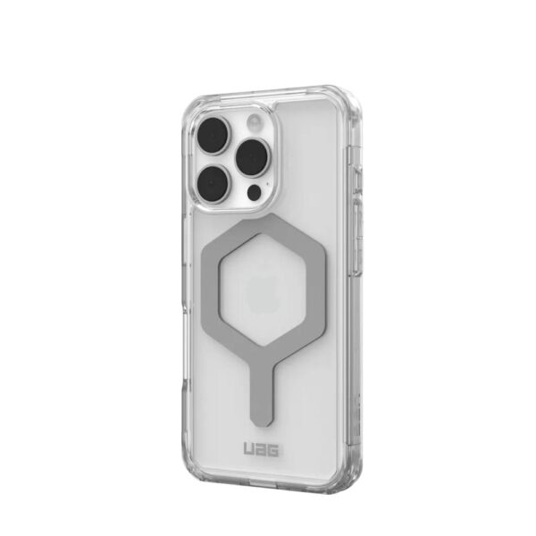 Case (UAG) Urban Armor Gear Plyo compatible with MagSafe for IPHONE 16 Pro ice / silver – Bild 5