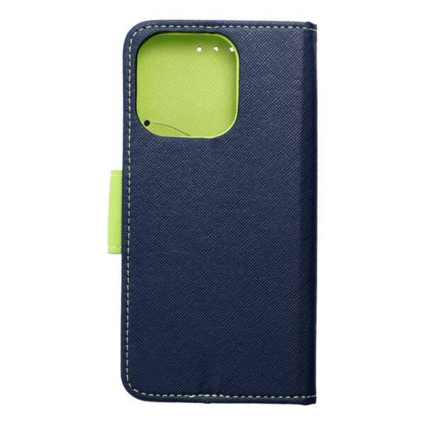 FANCY Book case for IPHONE 16 Pro navy / lime – Bild 4