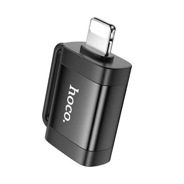 HOCO adapter OTG Lightning (male) to USB A (female) UA31A black – Bild 4