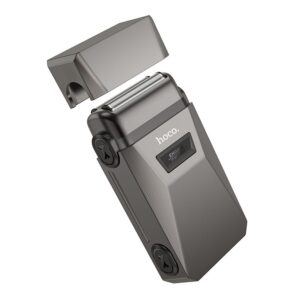 HOCO zinc alloy double razor shaver IPX7 HP31 metal gray