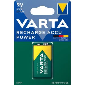 VARTA rechargeable battery 9V 200 mAh Accu Power 1 pcs
