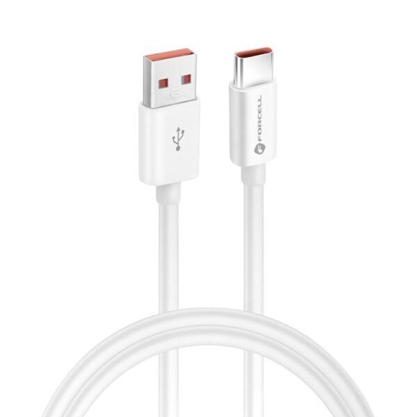 FORCELL F-ENERGY C336 cable USB A to Type C QC4.0 3A 60W 1 m white – Bild 2