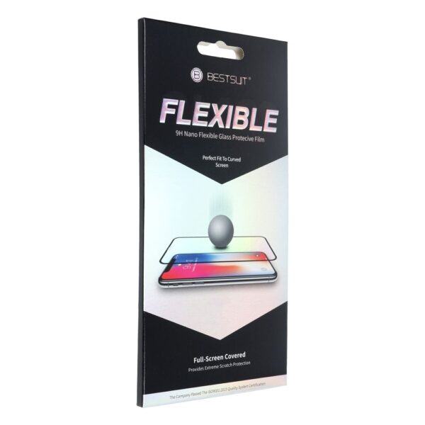 Bestsuit Flexible Hybrid Glass 5D for Apple iPhone 12 mini black – Bild 3