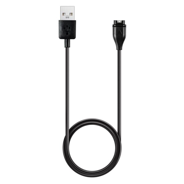 Cable USB A charging smartwatch GARMIN FENIX 5 / 5 Plus / 5S / 5X / 6 / 6S / 6X / 7 / VIVOACTIVE 3 etc HD24 1 m black – Bild 3
