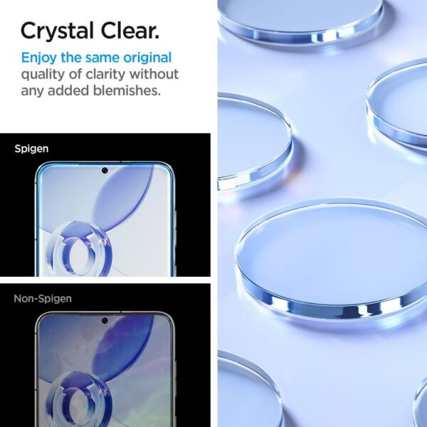 SPIGEN tempered glass GLAS.TR ”EZ FIT” 2-pack for SAMSUNG S23 Plus transparent – Bild 2