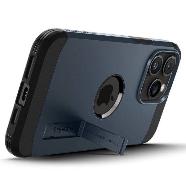 SPIGEN case TOUGH ARMOR MAG compatible with MagSafe for IPHONE 15 Pro Max metal slate – Bild 4