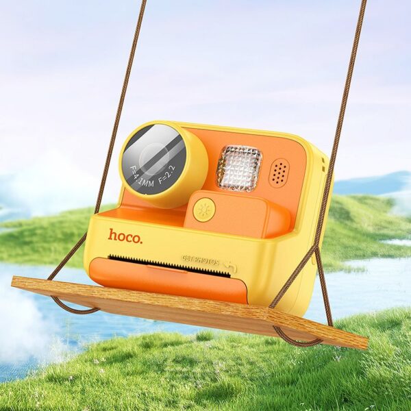 HOCO digital kids camera with printer DV200 yellow – Bild 2