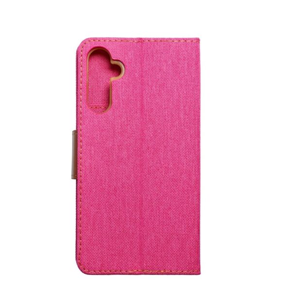CANVAS Book case for SAMSUNG A34 5G pink – Bild 4