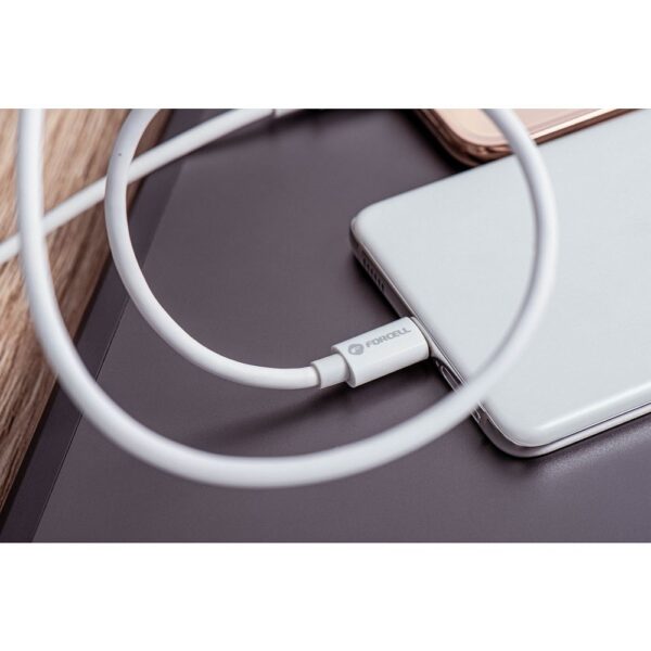 FORCELL F-ENERGY C338 cable Type C to Type C PD QC4.0 3A 60W 0,5 m white – Bild 5