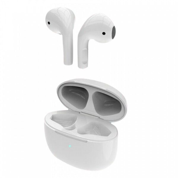 Bluetooth earphones TWS ART AP-TW-B1 with microphone for Lightning 8-pin białe – Bild 5
