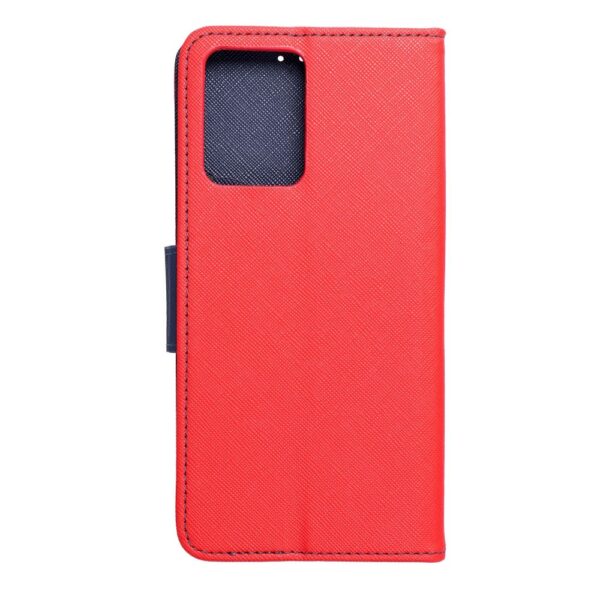 FANCY Book case for XIAOMI Redmi Note 12 5G red / navy – Bild 4