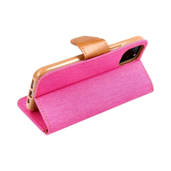 CANVAS Book case for IPHONE 16 Pro pink – Bild 3