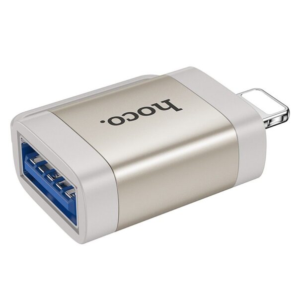 HOCO adapter OTG Lightning (male) to USB A (female) UA31A gray – Bild 4